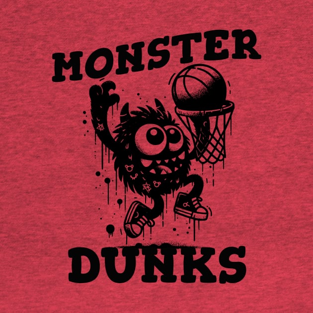 Monster Dunks! 🏀 Funny Basketball Monster by Critter Chaos